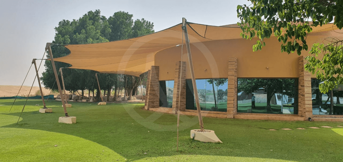 Walkway And Sitting Area Shades