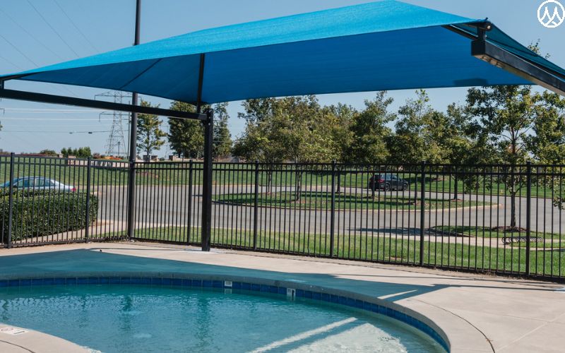 swimming pool shade structures