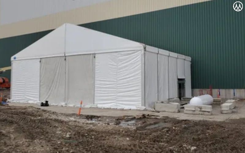 construction site tent